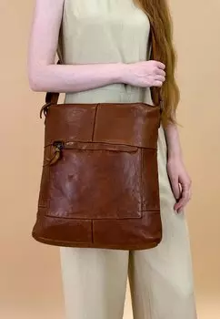 Сумка через плечо MAOLA Gusti Leder, цвет mittelbraun