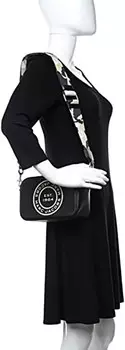 Сумка через плечо Marc Jacobs Flash Leather, цвет черный/коричневый, многоцветный