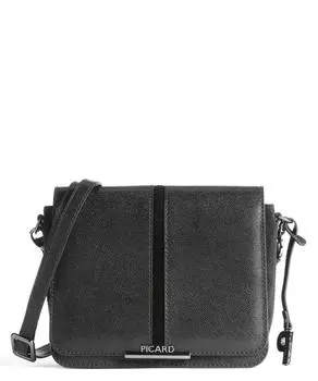 Сумка через плечо Marie из мелкозернистой яловой кожи. Picard, черный