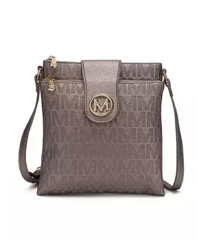 Сумка через плечо Marietta Signature от Mia K Mkf Collection, серебряный