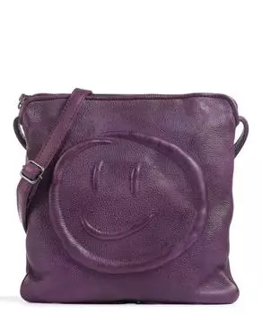 Сумка через плечо Marxergasse 4 из зернистой яловой кожи. Taschendieb Wien, фиолетовый