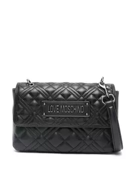 Сумка через плечо matelass Love Moschino, черный