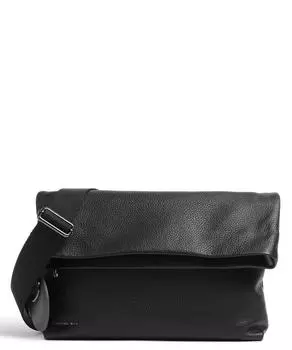 Сумка через плечо Mellow Leather из зерненой телячьей кожи. Mandarina Duck, черный