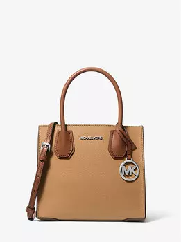 Сумка через плечо Mercer среднего размера из шагреневой кожи Michael Kors, мультиколор