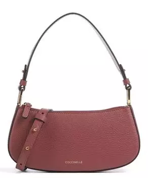 Сумка через плечо Merveille из зерненой кожи Coccinelle, коричневый