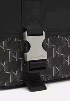 Сумка через плечо Messenger KARL LAGERFELD, темно-серая