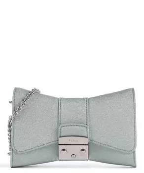 Сумка через плечо Metropolis Remix Mini хлопок, пластик Furla, синий