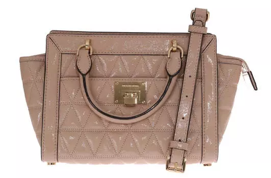 Сумка через плечо Michael Kors Chic Leather - женская VIVIANNE, бежевый