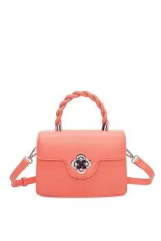 Сумка через плечо Mignon из искусственной кожи с верхней ручкой Fontanella Fashion, розовый