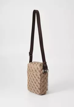 Сумка через плечо MILANO CROSSBODY WITH FRONT Guess, бежевый