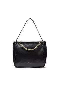 Сумка через плечо Milano Leather из кожи 41 см LAZAROTTI, черный