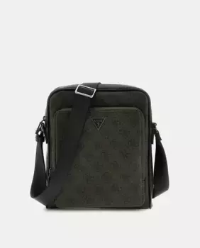 Сумка через плечо Milano на молнии Guess, цвет Verde Militar