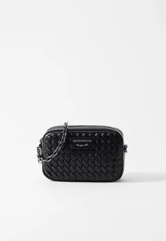 Сумка через плечо MINI BAG ON CHAIN Emporio Armani, черный