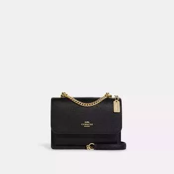 Сумка через плечо Mini Klare Coach Outlet, цвет Gold/Black