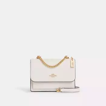 Сумка через плечо Mini Klare Coach Outlet, цвет Gold/Chalk