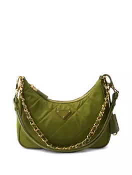 Сумка через плечо Mini Re-Edition 1995 года Prada, зеленый