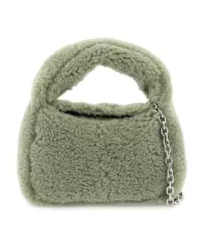 Сумка через плечо Minnie из искусственного меха Stand Studio, зеленый