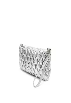 Сумка через плечо MISAKO, серебристый