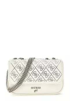 Сумка через плечо Mit 4G-Logo Mit Strass Guess, цвет wei