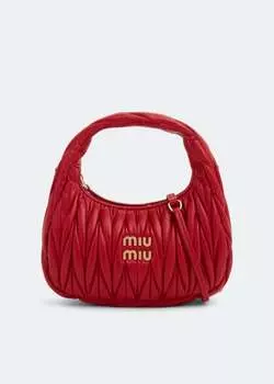 Сумка через плечо Miu Miu Matelass, красный