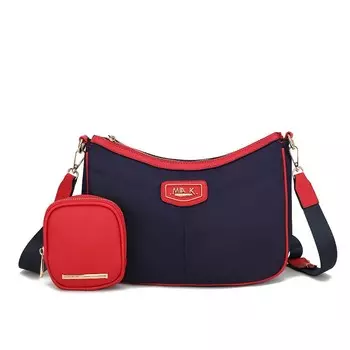 Сумка через плечо MKF Collection Freya из 2 предметов от Mia K, цвет Navy Wine