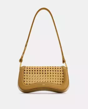 Сумка через плечо модели Joy коричневого цвета с эффектом бамбука JW PEI, коричневый