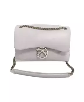 Сумка через плечо Modern с цепочкой и логотипом Kocca, серый