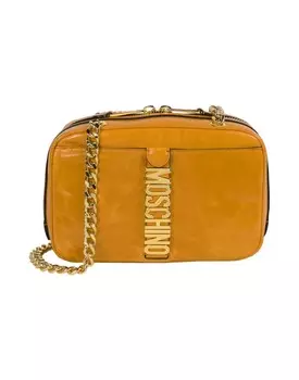 Сумка через плечо Moschino, бежевый
