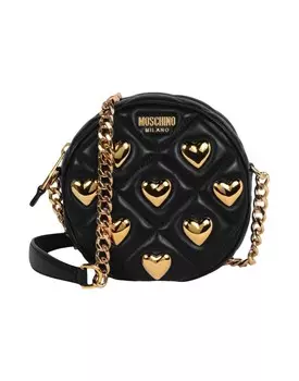 Сумка через плечо Moschino, черный