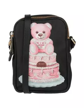 Сумка через плечо Moschino, черный