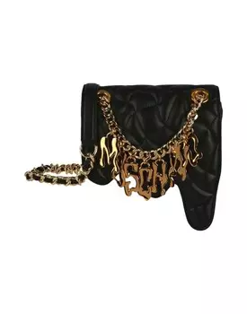 Сумка через плечо Moschino, черный