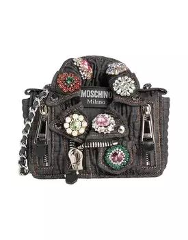 Сумка через плечо Moschino, черный
