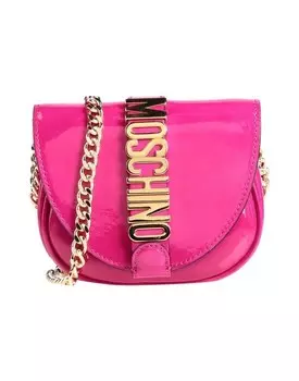 Сумка через плечо MOSCHINO, фуксия