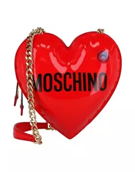Сумка через плечо Moschino, красный