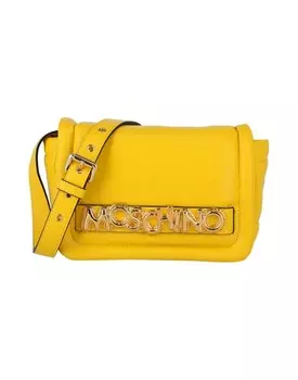 Сумка через плечо Moschino, желтый