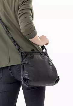 Сумка через плечо MRS TEA CAKE Aunts & Uncles, цвет black smoke