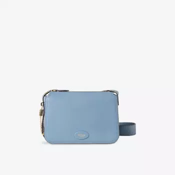 Сумка через плечо Mulberry Билли маленькая кожаная, голубой