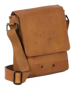 Сумка через плечо MUSTANG "Valencia", с задним отделением на молнии, цвет Cognac