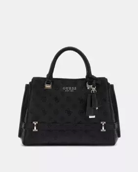 Сумка через плечо на молнии Guess, чёрный