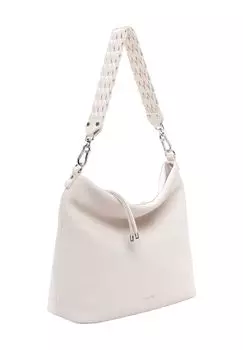 Сумка через плечо, на молнии, имитация натуральной кожи, женская SURI FREY, экрю