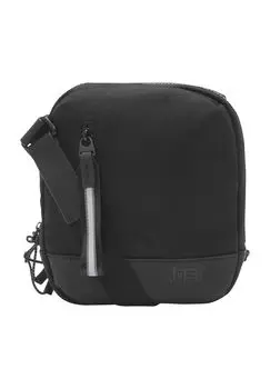 Сумка через плечо, на молнии, однотонная, мужская JOST, черный