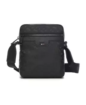 Сумка через плечо на молнии с логотипом Boss, черный