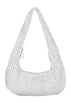 Сумка через плечо NAEMI, серебряный