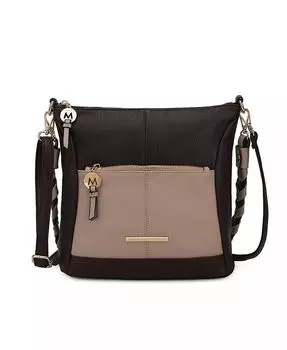 Сумка через плечо Nala в стиле колор-блок от Mia K Mkf Collection, коричневый