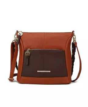 Сумка через плечо Nala в стиле колор-блок от Mia K Mkf Collection, коричневый