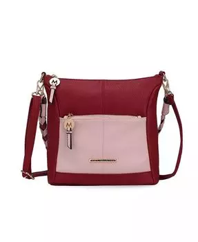 Сумка через плечо Nala в стиле колор-блок от Mia K Mkf Collection, красный
