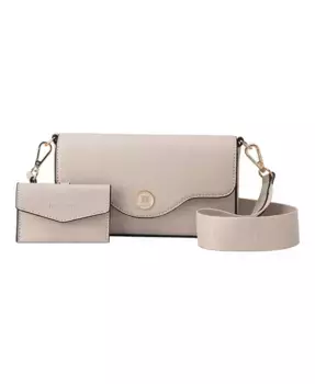 Сумка через плечо Nalini Small Flap Nine West, коричневый/бежевый