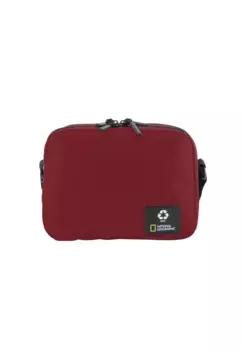 Сумка через плечо NATIONAL GEOGRAPHIC "OCEAN", изготовленная из переработанных ПЭТ-бутылок, красный