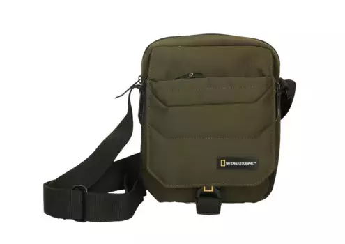 Сумка через плечо NATIONAL GEOGRAPHIC "Pro" с регулируемым ремнем через плечо, хаки