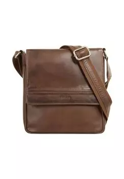 Сумка через плечо, натуральная кожа BAGAN, коричневый